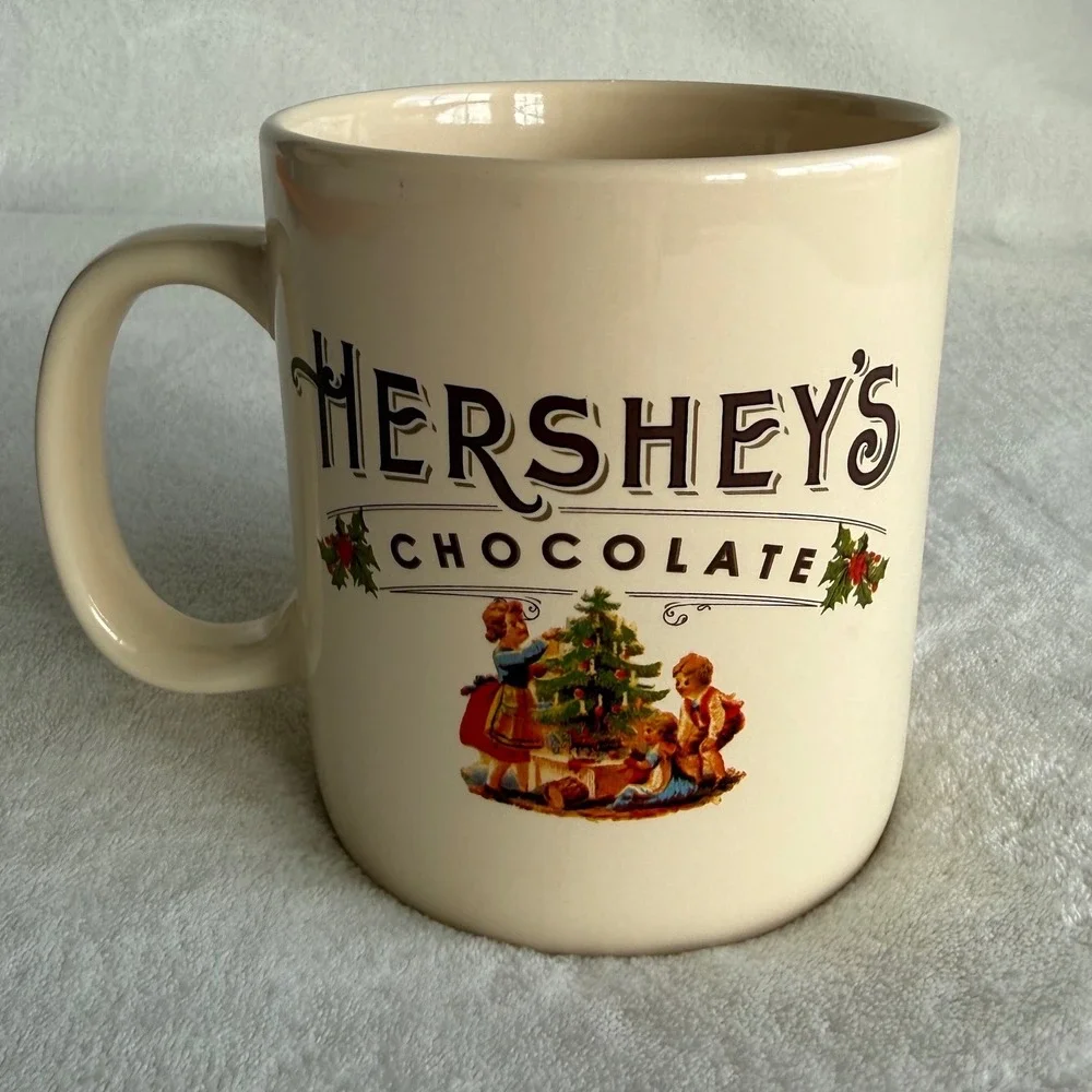 Galerie Hershey's‎ Chocolate Christmas Over Sized Large Collectible Ceramic Mug